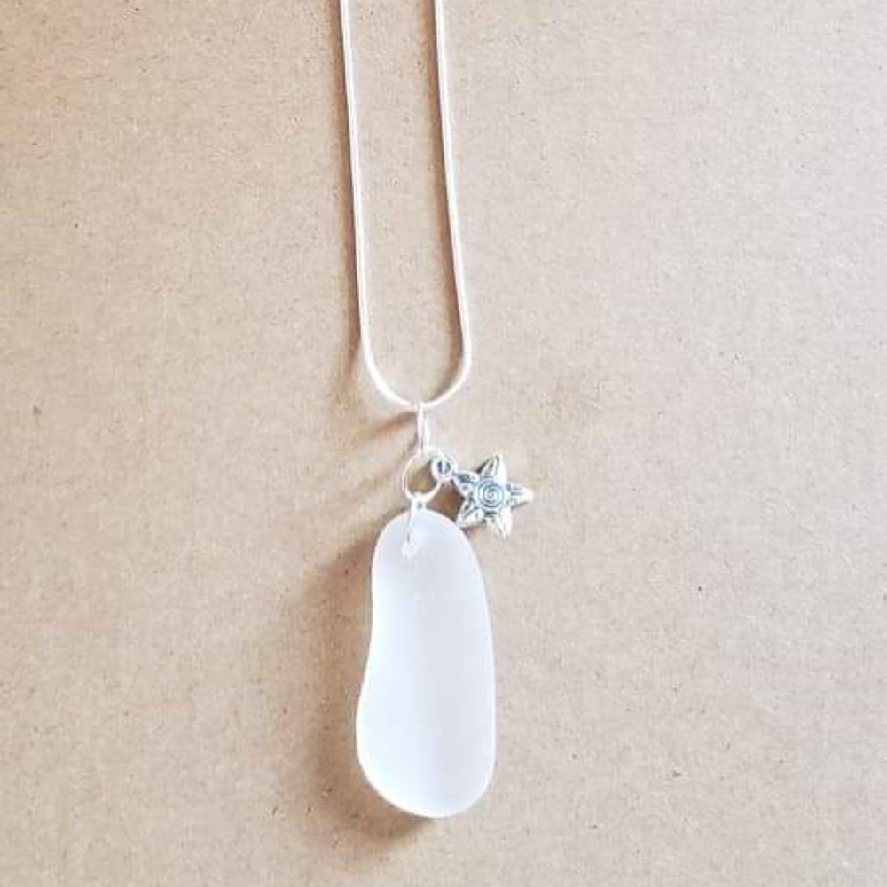 Authentic Puerto Rician seaglass necklace